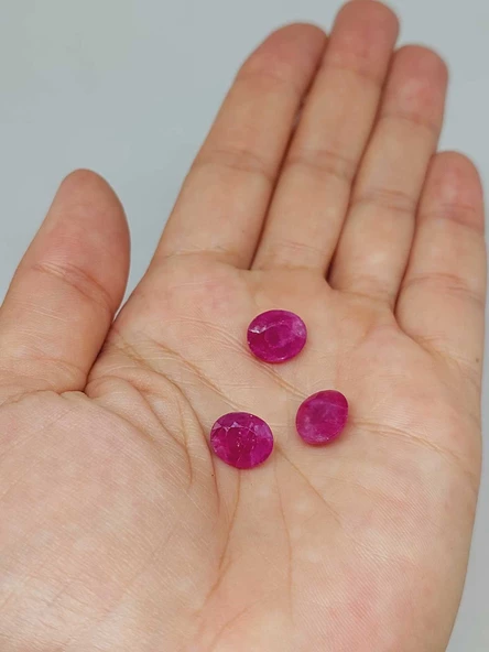 Yakut Taşı Oval Kesim (Ortalama 4.80 karat) (55612) - 4