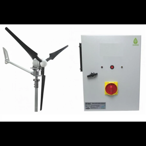 İstabreeze 2000 W 48 V Korumalı Rüzgar Türbini + Hibrit Şarj Kontrol Cihazı ürün görseli