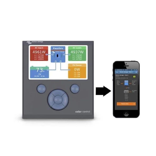 Victron Color Control GX Sistem İzleme Paneli BPP010300100R - Resim 2