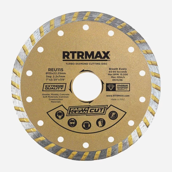 Rtrmax Turbo Elmas Testere    115mm