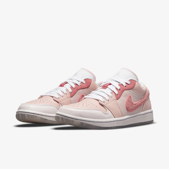 Nike Air Jordan 1 Low Mighty Swooshers Pink Womens