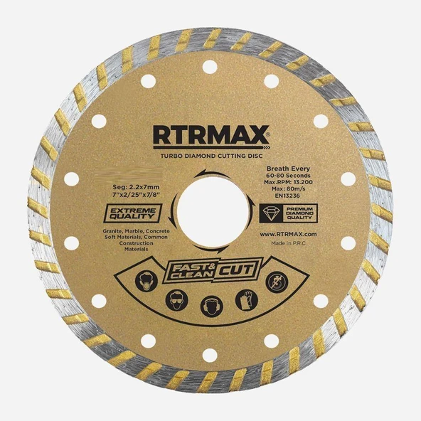 Rtrmax Turbo Elmas Testere    180mm ürün görseli