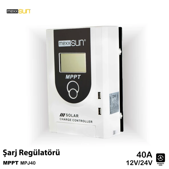 Mexxsun 40 Amper Mppt Solar Şarj Kontrol Cihazı Güneş Paneli Regülatörü - 3