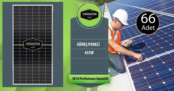 ON GRİD 30 kW kVA  Trifaze Solar Güneş Paneli Paket Sistemi - Resim 4