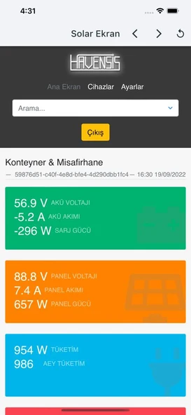 Havensis MiniSolar-Wifi Modül RS485 - Uzaktan İzleme Modülü - 3