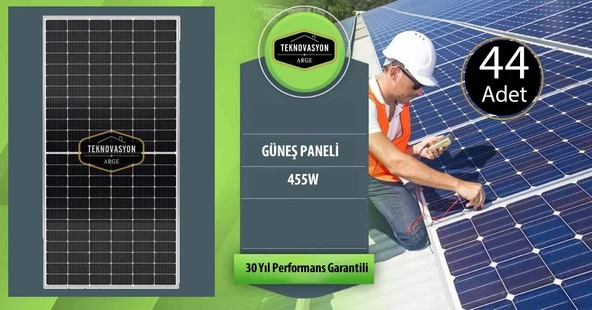 ON GRİD 20 kW kVA  Trifaze Solar Güneş Paneli Paket Sistemi - Resim 4