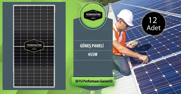 ON GRİD  Öztüketim 5 kW kVA Trifaze Solar Güneş Paneli Paket Sistemi - Resim 4