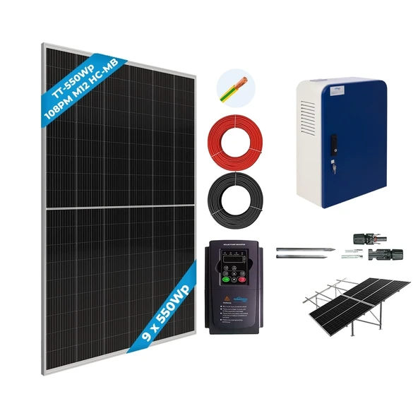 3hp-2.2kw 1 Faz / 230v Pompa Sürücülü Sulama Paketi