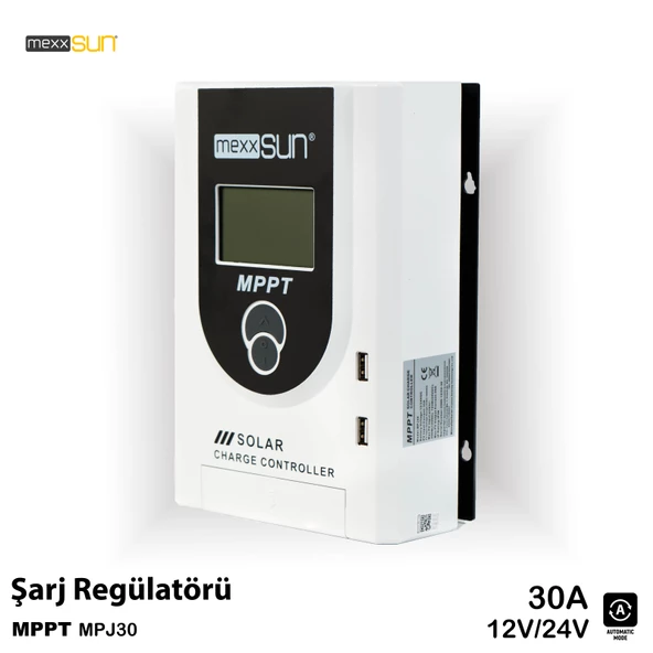 MEXXSUN 30 AMPER MPPT SOLAR ŞARJ REGÜLATÖRÜ DİJİTAL - Resim 3