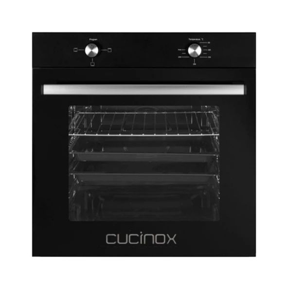 Cucinox Siyah Ankastre Set ( F 18 Siyah D 60 cm Davlumbaz- GLS 640 60 cm Ankastre Ocak-MFA 605 Ankastre Fırın) - 3