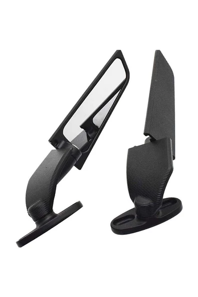 Bajaj Pulsar Rs 200 H2 Katlanır Ayna Büyük Boy Yarasa Ayna 2015/24 Supermoto - Resim 2