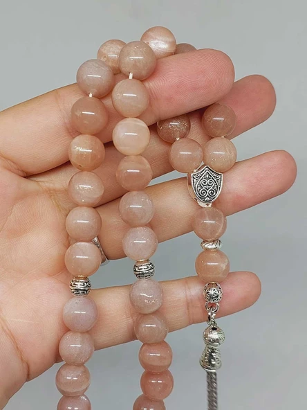 Güneş Taşı 33lük Tesbih 10mm (17600) - Resim 2