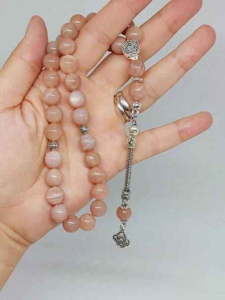 Güneş Taşı 33lük Tesbih 10mm (17600) - Resim 4