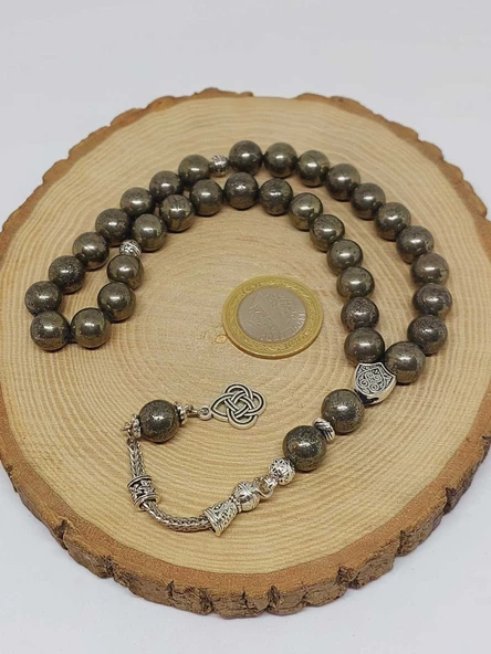 Pirit Taşı 33lük Tesbih 10mm (36010) - Resim 6