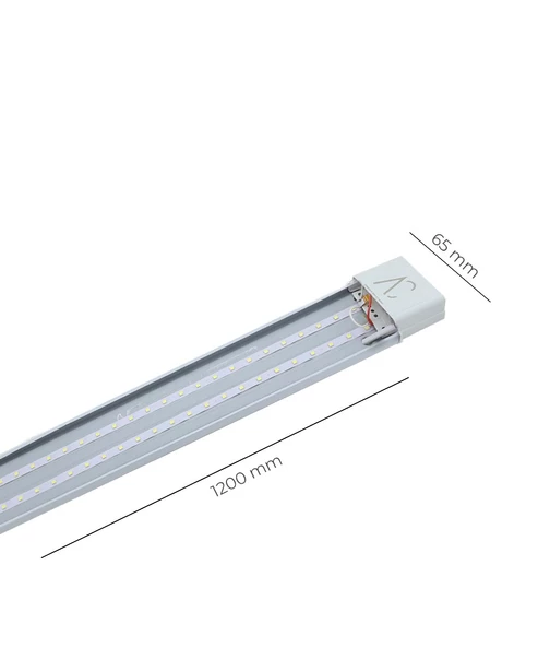 60W Beyaz Kristal  Led Bant Armatür 6500K Beyaz Işık - Resim 2