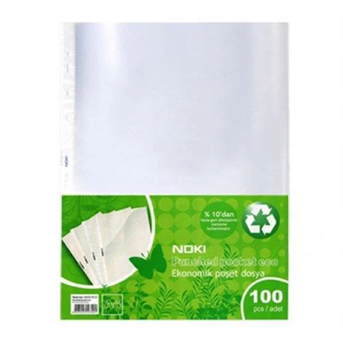 Noki Poşet Dosya Eco A4 100 lü 10 Paket - 3