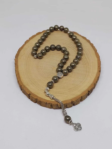 Pirit Taşı 33lük Tesbih 10mm (36010) - Resim 4