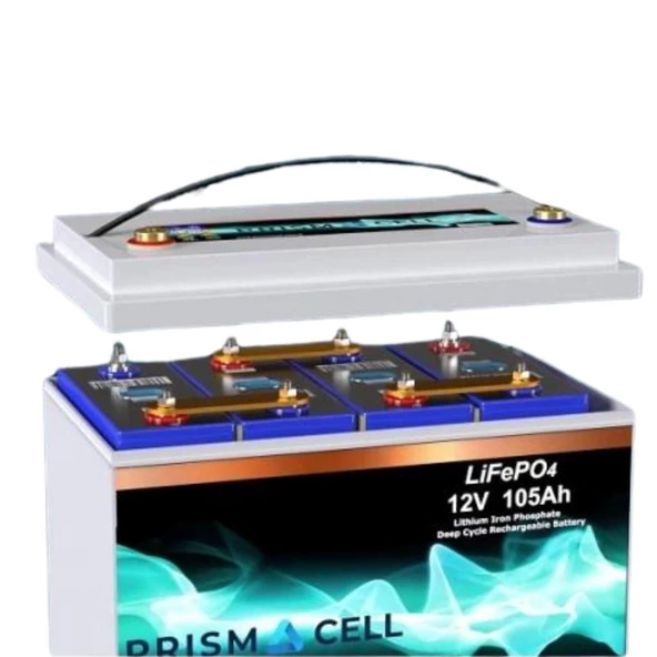 Prismacell Lifepo4 Akü 105ah 12.8 Volt TURBO FAST CHARGING Karavan, Marin, Solar Yaşam Aküsü - 2