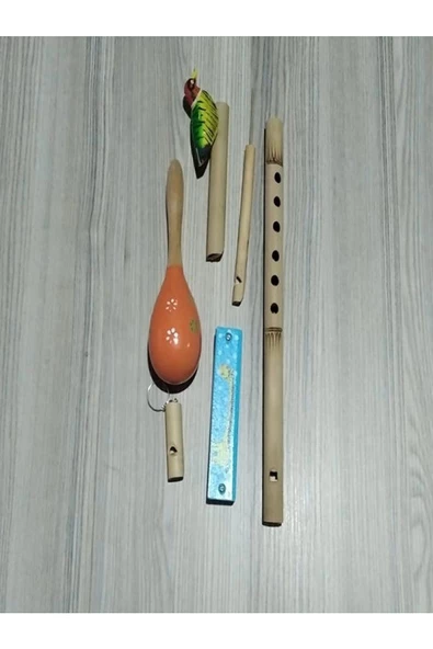Çilek 6 PARÇA AHŞAP SES NEFES EĞİTİMİ SETİ - 2