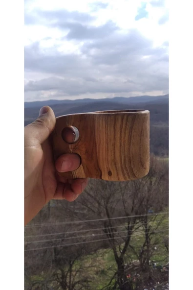 Çilek Özel Suar Ağacından 180 ml kuksa - 5
