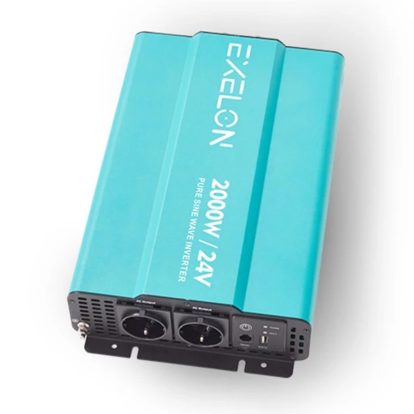 Exelon Tam Sinüs 2000W 24V İnverter