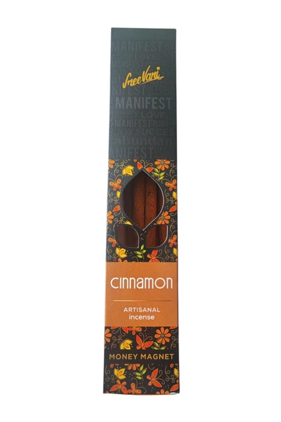 sree vani (TARÇIN-CINNAMON) Manifest Sanatsal Doğal El Yapımı Premium Kalite Tütsü ( 6 Adet) - 2