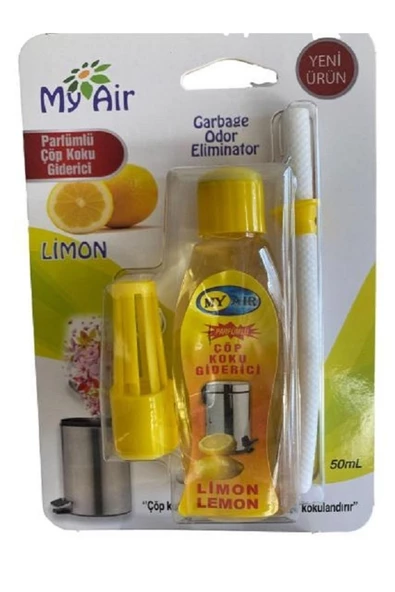 AtaStore My Air Parfümlü Çöp Koku Giderici 50 Ml Limon Aroması