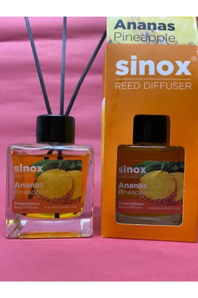 Sinox Bambu Çubuklu Ananas Oda Ofis Banyo Kokusu 120 ml - 2