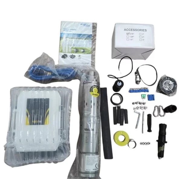 Hegel 110 Volt 13.5 Amper DC Pompalı Tarımsal Sulama Paketi - Resim 2