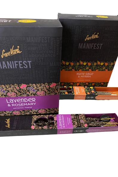 GC Gift Manifest Sanatsal El Yapımı Doğal Kalın Premium Tütsü Lavanta - 4