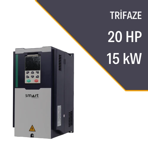 SMART 20HP SOLAR POMPA INVERTER (YENİ NESİL) VFD-500-15K