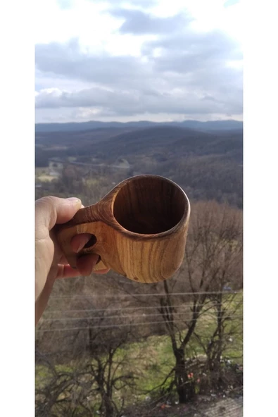 Çilek Özel Suar Ağacından 180 ml kuksa - 7