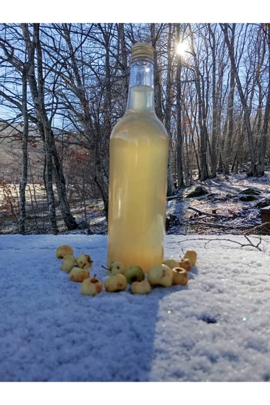 Umut Doğal El yapımı Ekşi Yeşil Dağ Elması Detox Sirkesi 750 ML Ödem Atmaya Yardımcı - 4