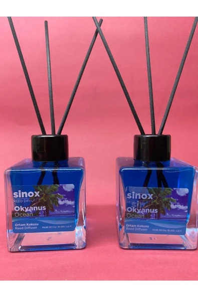 Acuario Sinox 2'li Bambu Çubuklu Okyanus Oda Ofis Banyo Kokusu 120 Ml - 2