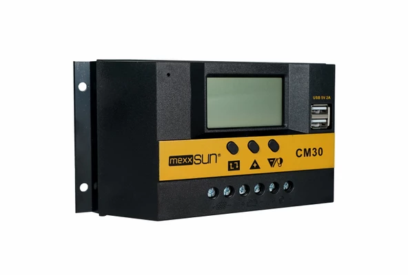 Mexxsun 30 A Amper 12 24 V Volt Şarj Kontrol Cihazı Regülatör - Resim 2