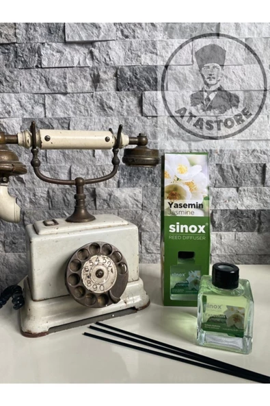 Sinox Bambu Çubuklu Yasemin Oda Ofis Banyo Kokusu 120 ml Yüksek Esans Kalıcı Koku