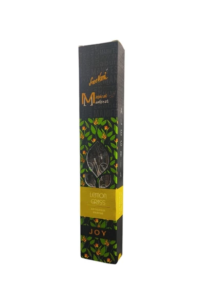 sree vani Lemon Grass Magical Manifest Sanatsal Doğal El Yapımı Premium Kalite Tütsü - 3