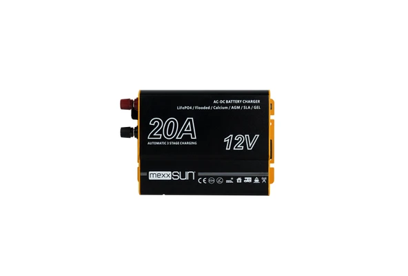Mexxsun AC-DC Akü Şarj Cihazı 12V-20A - Resim 5