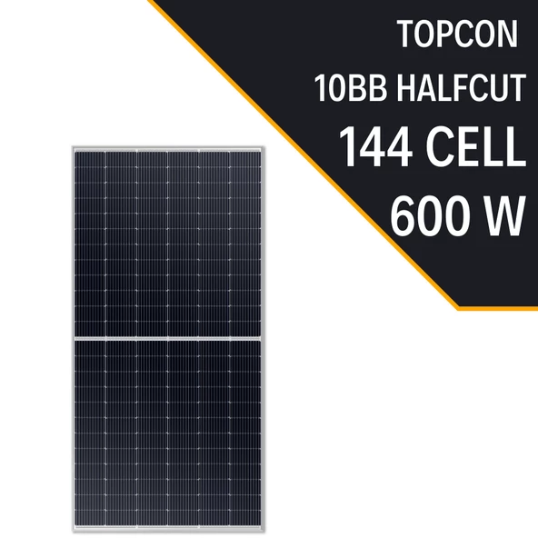 Lexron Topcon 600W 10BB Half Cut Güneş Paneli