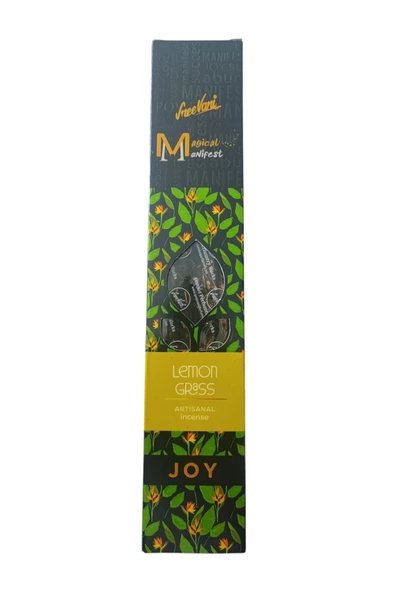 sree vani Lemon Grass Magical Manifest Sanatsal Doğal El Yapımı Premium Kalite Tütsü - 2