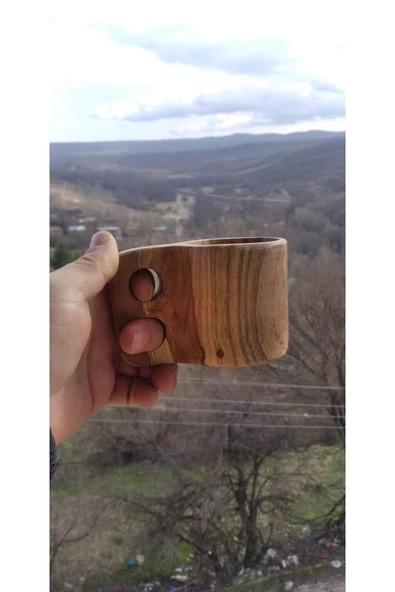 Çilek Özel Suar Ağacından 180 ml kuksa - 6