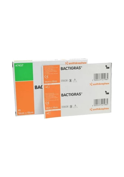 Bactigras 10 X 10 Tül Sargı Yara Ve Yanık Bakım Örtüsü 10 Adet - 2