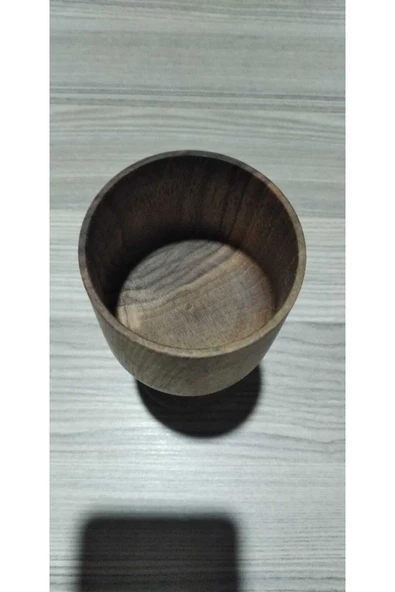 AtaStore Kadeh El Oyması Ceviz Ağacı Kadeh - 3