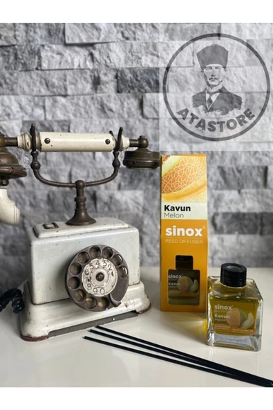 Sinox Bambu Çubuklu Kavun Oda Ofis Banyo Kokusu 120 ml Yüksek Esans Kalıcı Koku