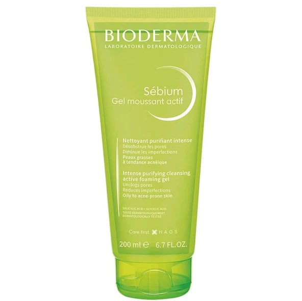 Bioderma Sebium Foaming Gel Actif 200 ml - Puansız - 1