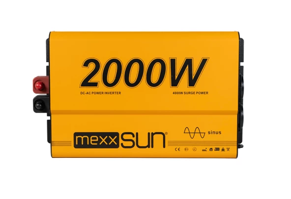 MEXXSUN Tam Sinüs Inverter 2000w 12v