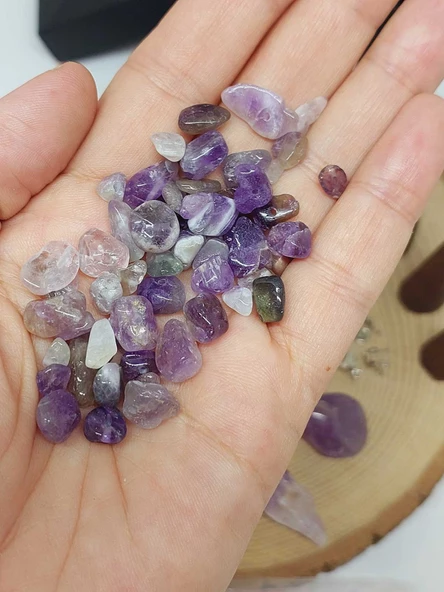 Ametist Taşı Hediyelik - Kutulu Doğaltaş Başlangıç Seti (56010) - Resim 7