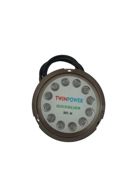 Wolfmar Twinpower Alüminyum Su Altı Lambası 9-30V  Beyaz ürün görseli 1