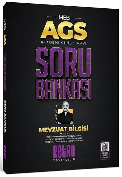 Retro 2025 MEB AGS Mevzuat Bilgisi Soru Bankası - İsmail Eryılmaz Retro Yayıncılık