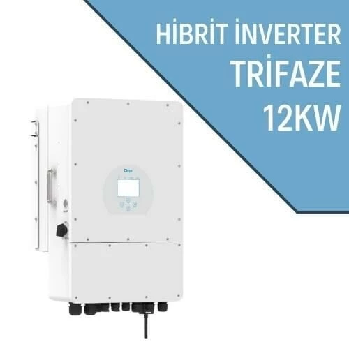 DEYE 12KW HİBRİT TRİFAZE İNVERTER HYBRT12KW